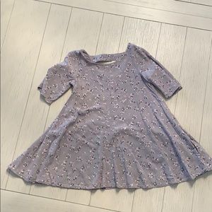 Girls grey and pink dress